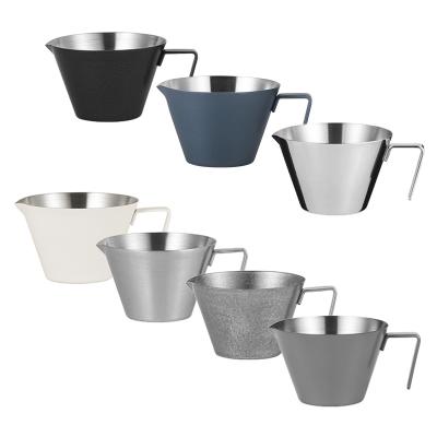 China Viable Hot Sale 100ml Colorful Stainless Steel Measuring Cup for sale