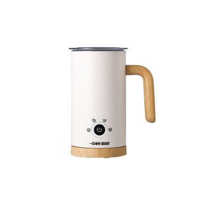 China Sustainable Stainless Steel High Capacity Plug Coffee Frother Blender Blender Latte Foam Automatic Electric Milk Frother Handheld for sale