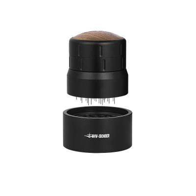 China Viable 22Needles Tamper 58mm Manual Coffee Tamper Dispenser Coffee Powder Coffee Dispenser Hammer Needle Dispensing for sale