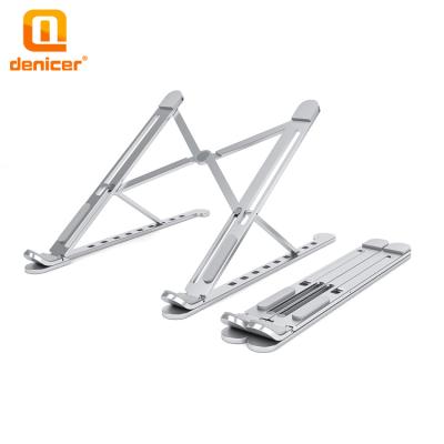 China M4C Aluminum Alloy Adjustable Notebook Stand Portable Stand (Height) Laptop Stand with Cooling Design for sale