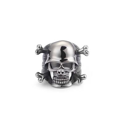 China New Arrival TRENDY Stainless Steel Skull Rings Man for sale