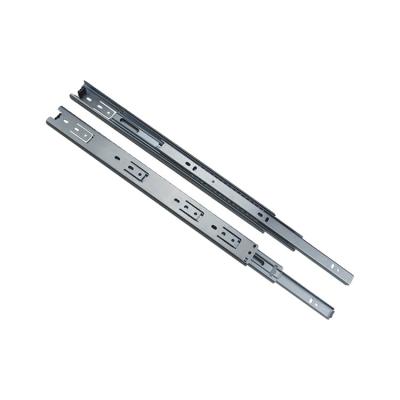 China Rail 3 Fold+Full Extension JINRUDA 36mm Width Channels Ball Bearing Telescopic Drawer Slide 3 Times for sale