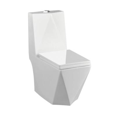 China Double-Flow Toilets Best Brand Bathroom Ceramic Flooring One Piece Running Toilet for sale