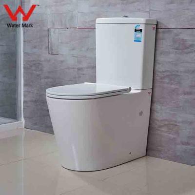 China Two-Piece Double-Flow Toilet Watermark Australian Standard Bathroom Toilet for sale