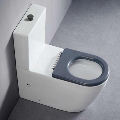 China Australian Disabled Double-Flow Toilet Bathroom Wall Faced Two-Piece Tornado Disabled Toilet Care Toilet for sale