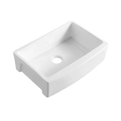 China Without Faucet 32 ​​Inch Single Bowl Farmhouse Sink Butler Ceramic Kitchen Sinks for sale