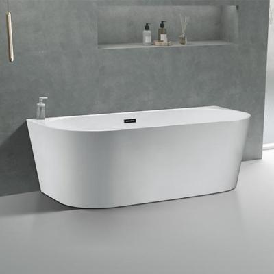 China 1700mm Freestanding Bathroom Bathtub Corner Free Standing Bath With Overflow for sale