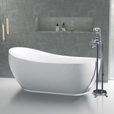 China 1800mm Free Standing Bathroom Bathtub Lady Bath With Overflow for sale