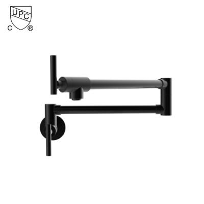 China Modern American standard Sink Taps cooker spout wall Pot Filler Folding faucet for sale