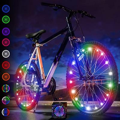 China spoke light for bicycle wheel light with fixator 13.3*9.3*3.4cm for sale