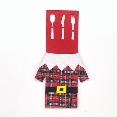 China Overall Christmas New Year Knife and Fork Bag Family Party Table Decoration Table Items for sale