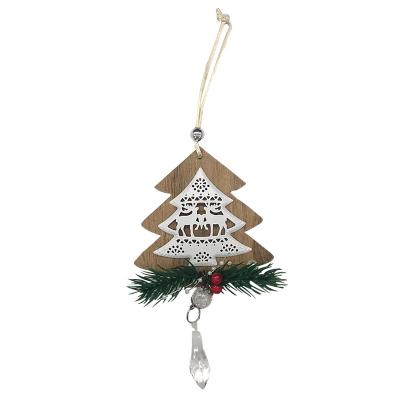 China China Christmas Wooden Bow Decoration Acrylic Pendant Home Life Pendant for sale