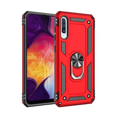 China Combo Tray Creative Wholesale Supplier Rolling Military Case For Samsung Galaxy a20/a30/a50/A01 TPU PC Shockproof Mobile Phone Case with Kickstand for sale