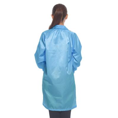 China Coverall Anti-Static And Shrink-proof Safety ESD Cloth Protective Clothing for sale