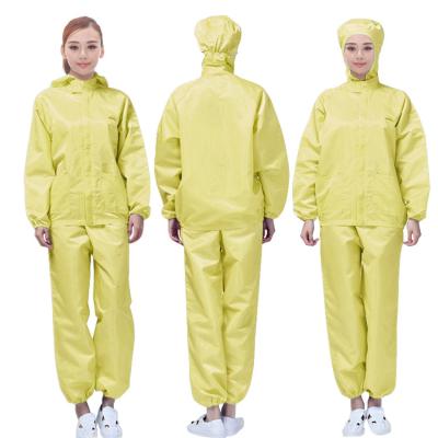 China Antistatic Coverall Slit Suit Hood Clothing Work Wear Cleanroom for sale