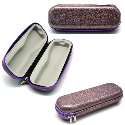 China Shiny PU Karaoke Microphone Waterproof Storage Case Trim Leather Hard Shell Microphone Carry Case for sale