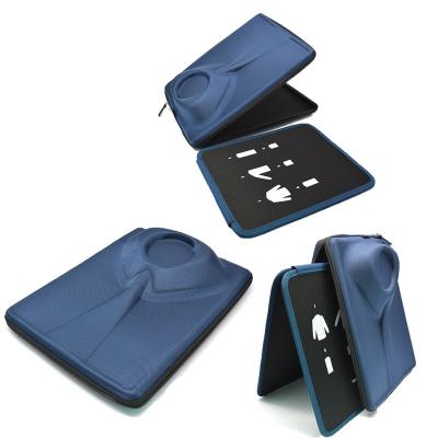 China Waterproof Water Resistant Travel Bag For Shirt Carrying Hard 1680D Oxford Fabric Blue Shell Shirt Case for sale