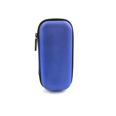 China Brand New Waterproof Fashion Sunglasses Case Zipper Luxury 1680D Oxford Cloth Blue Sunglasses EVA Case for sale