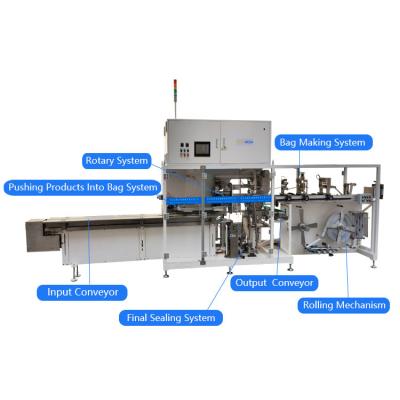 Κίνα automatic premade bag facemask packing machine bamboo cotton makeup remover pads packaging machinery προς πώληση