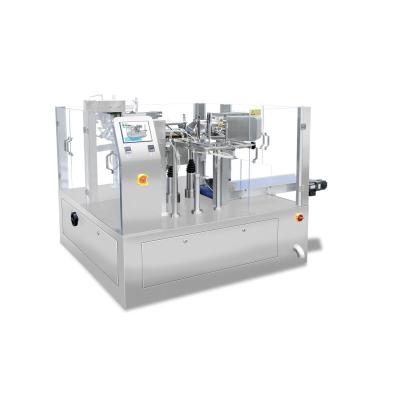 China Fully Automatic Chocolate Gummy Candy Packing Machine Snacks Pre made punch Packing Machine Doypack Machine Plastic Packaging Te koop