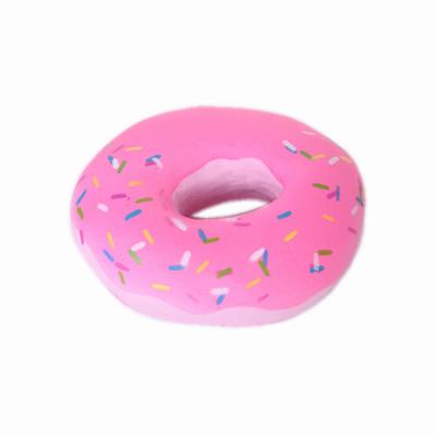 China Pink PU Food Style Donut Shape Slow Rising PU Relaxing Toy for sale