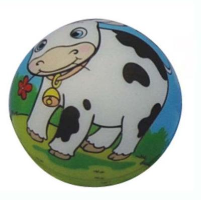 China Anti Strain Soft Toy Round Animal Pattern Full Footprint Stress Ball for sale