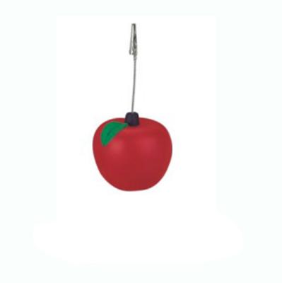 China Soft Toy Soft Toy PU Stress Reliever Apple Shape With Note Holder for sale