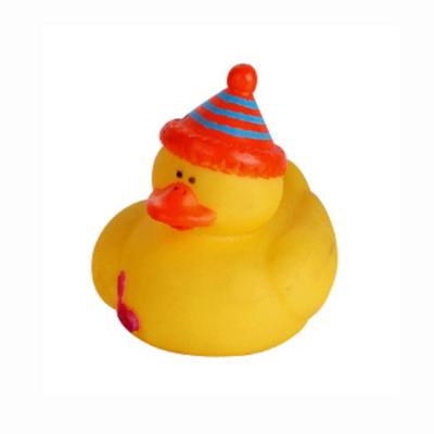 China Bath Toy Promotional Gift Christmas Toy PVC Baby Floating Duck for sale