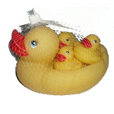 China Bath Toy Eco-Friendly Family Bath Toy Duck Baby Bath Floating Rubber Set for sale