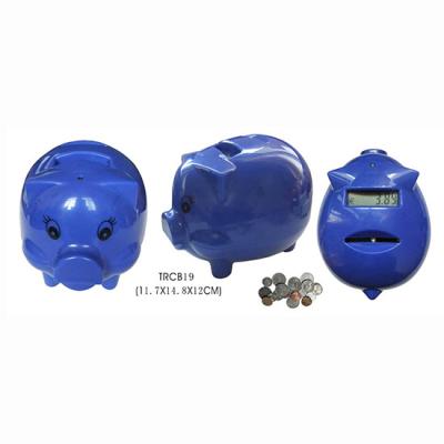 China Digital Cashing Digital Counting Digital Electronic LCD Counting Coin Piggy Bank Saving Money Coin Bank for sale