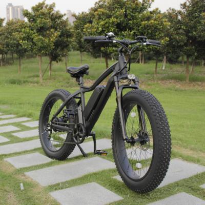 China Cheap price 48v 500w/1000w 26inch 4.0 aluminum alloy fat tire mountain electric bike bicycle with disc brake for sale