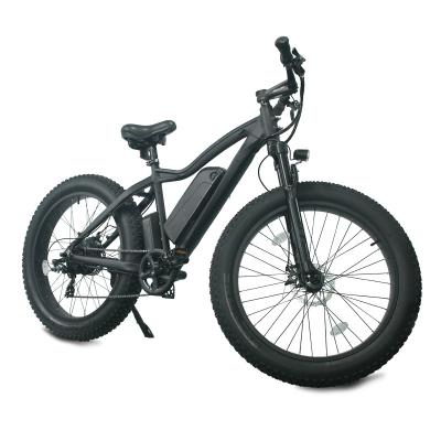 China Aluminum alloy high performance 26inch fat tire mountain electric bike with 48v 500w/1000w rear motor electric bicycle for sale