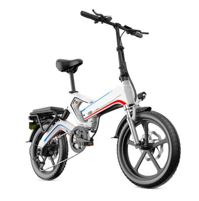 China Ncyclebike 16inch Magnesium Alloy Folding Electric Bicycle 48v 350w Mini Ebike Foldable Full Suspension High Speed ​​Bike for sale