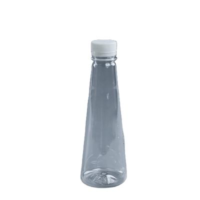 China Transparent Clear Material 280ml 100% PET Bottle Milk / Water / Juice / Drinks / Beverage Plastic Bottle With Screw Top for sale