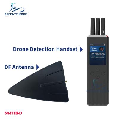 China Handheld UAV Drone signaaldetector DJI-serie, FPV Drone detectie Tot 3 km afstand Te koop