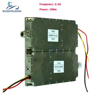 China 100w 2.4G anti drone jammer module FPV jammer module for sale