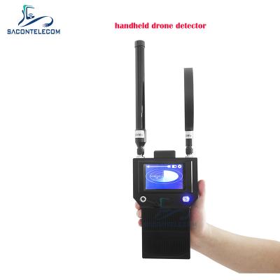 China Draagbare 1,5 km tot 2 km radius anti drone signaaldetector 400-6000mhz handheld UAV drone detector Te koop