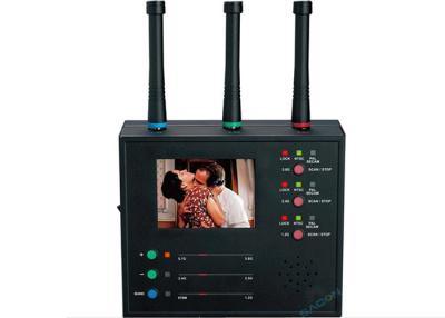 China Detector de bugs de câmera de caçador Monitor de exibição de varredura 1.2 2.4 5.8 GHz varredura automática à venda