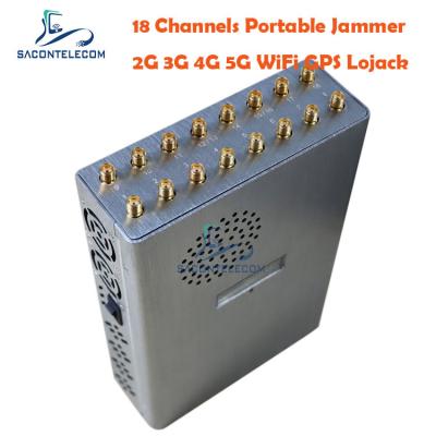 Κίνα 240VAC 12000mAh Σημείο Jammer Blocker 2.4G 5.8G Αμαξοκίνητο τηλεχειριστήριο 18W προς πώληση