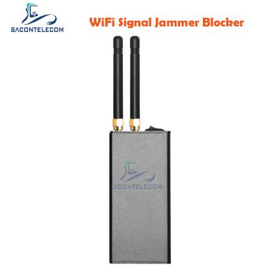 China 1200mAh 10m SMD WiFi GPS Signal Jammer 2 Antennen GPS Signal Blocker Te koop