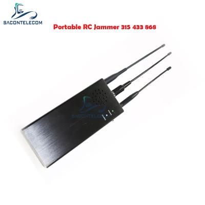 Chine 10 watts de voiture de signal d'antenne à distance du brouilleur 8000mAh RC315 RC433 RC868 Omni à vendre