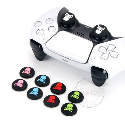 China PS5/PS4 Thumb Stick Grip Silicone Skull Cap Controller Cover Device Thumb Grips For Game Reference 5 PS5/PS4/XBOX 360 for sale