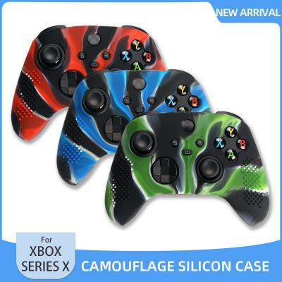 China For xbox Camouflage Silicone Case Cover For Xbox Series X S Controller Gamepad Protective Case FOR xbox ss sx for sale