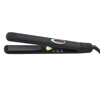 China 2021 1 Inch Hair Straightener Professional Hotel Salon Tool Flat Iron LCD Styling Infrared for sale