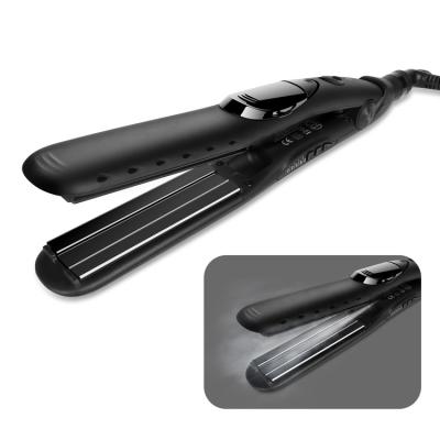 China Professional Hotel Steam Hair Straightener with Argan Oil Straightening Irons Flat Iron for sale