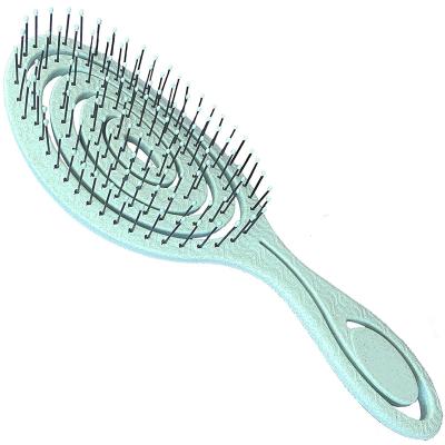 China Wet And Dry Detangler Detangling Hair Extension Brush Eco-friendly Compact Wigs Long Bristle Detangler Wet And Dry Hair Brush for sale