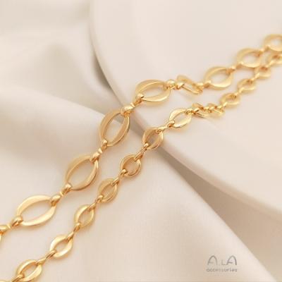 China Fashionable.Popular DIY Wholesale Thick Copper Chain Jewelry Making 14k Gold Filled Chain Extension Chain For Jewelry Making for sale