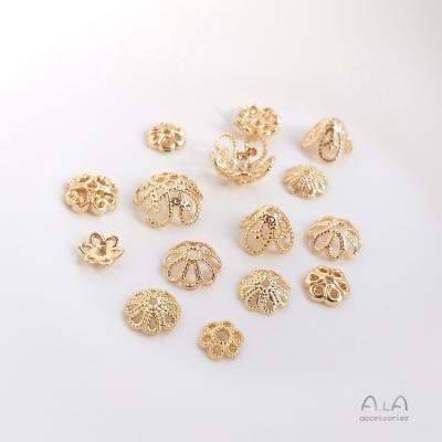 China Wholesale Fashionable.Popular Jewelry Spacer Components Flower Design Diy Jewelry Making Bead Spacer Accessories for sale