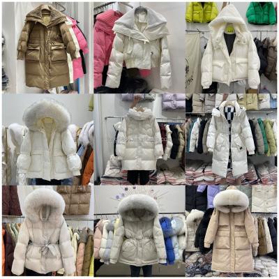 China Waterproof Fall Women's Jacket 2023 Hooded Winter coat Fur collar parka for women plus 5XL Women's warm coat short down jacket for sale