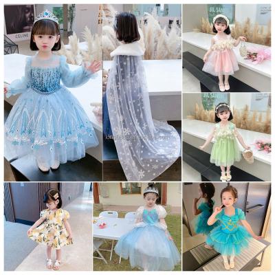 China Anti-wrinkle Summer Baby Girls Princess Dress Casual Kids Dresses For Girls Short Sleeve Children's Dresses Kids for sale